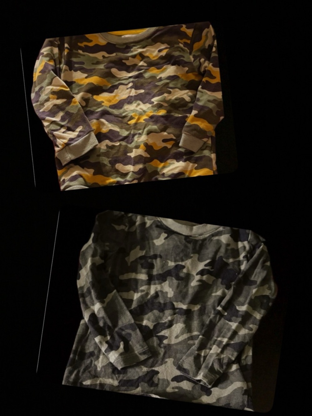 Tommy Bahama Camouflage Shirt + old navy camouflage shirt